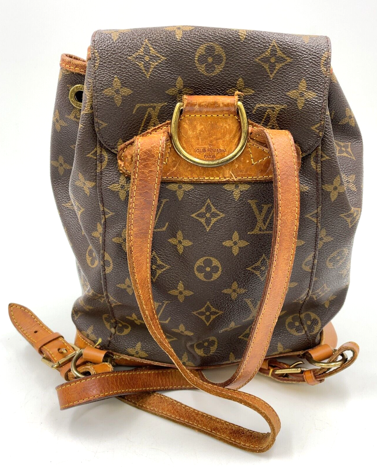 Original/Auth Louis Vuitton - Montsouris MM Rucksack - Klassisch - Monogramm