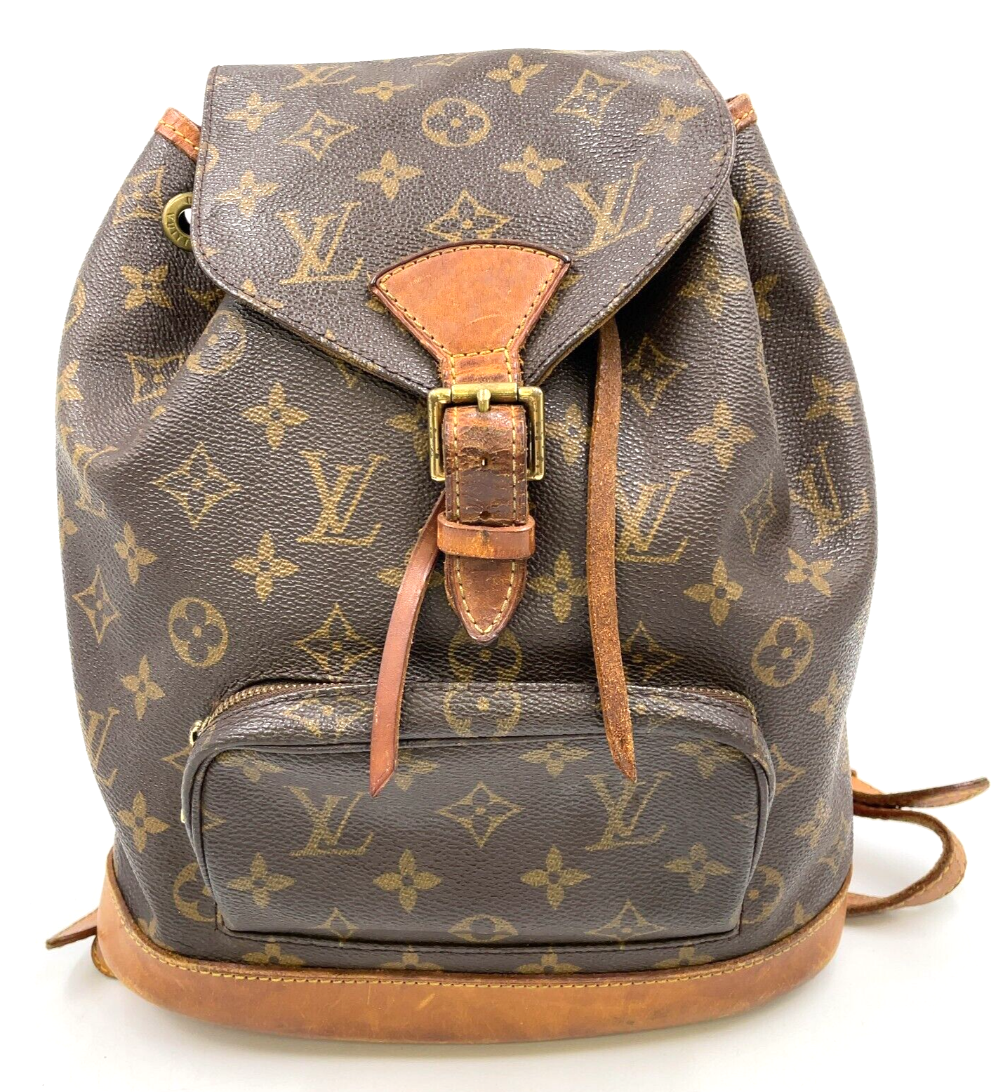 Original/Auth Louis Vuitton - Montsouris MM Rucksack - Klassisch - Monogramm