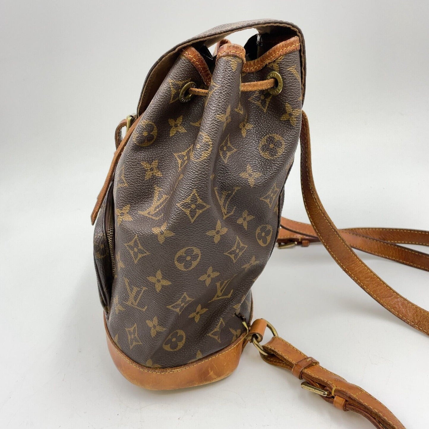 Original/Auth Louis Vuitton - Montsouris MM Rucksack - Klassisch - Monogramm