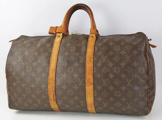 Original/Auth Louis Vuitton - Keepall 50 - Klassisch - Monogramm