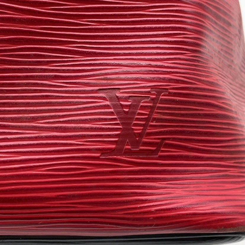 Original/Auth Louis Vuitton - Petit Noe Tasche - Klassisch - Epi Rot/Schwarz