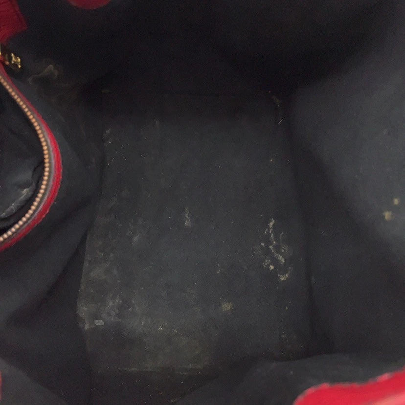 Original/Auth Louis Vuitton - Petit Noe Tasche - Klassisch - Epi Rot/Schwarz