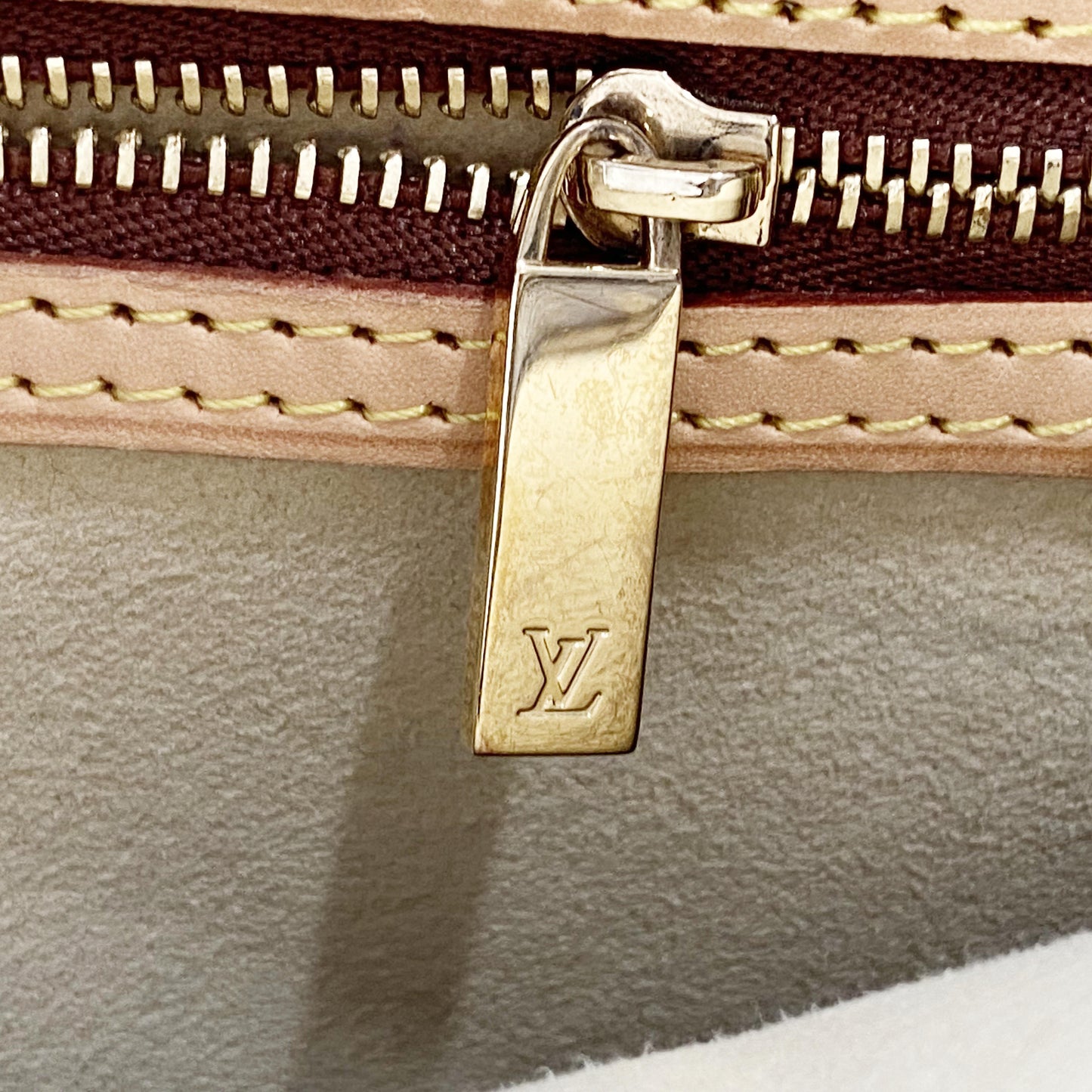 Original/Auth Louis Vuitton - Luco Shopper Schultertasche - Klassisch - Monogramm