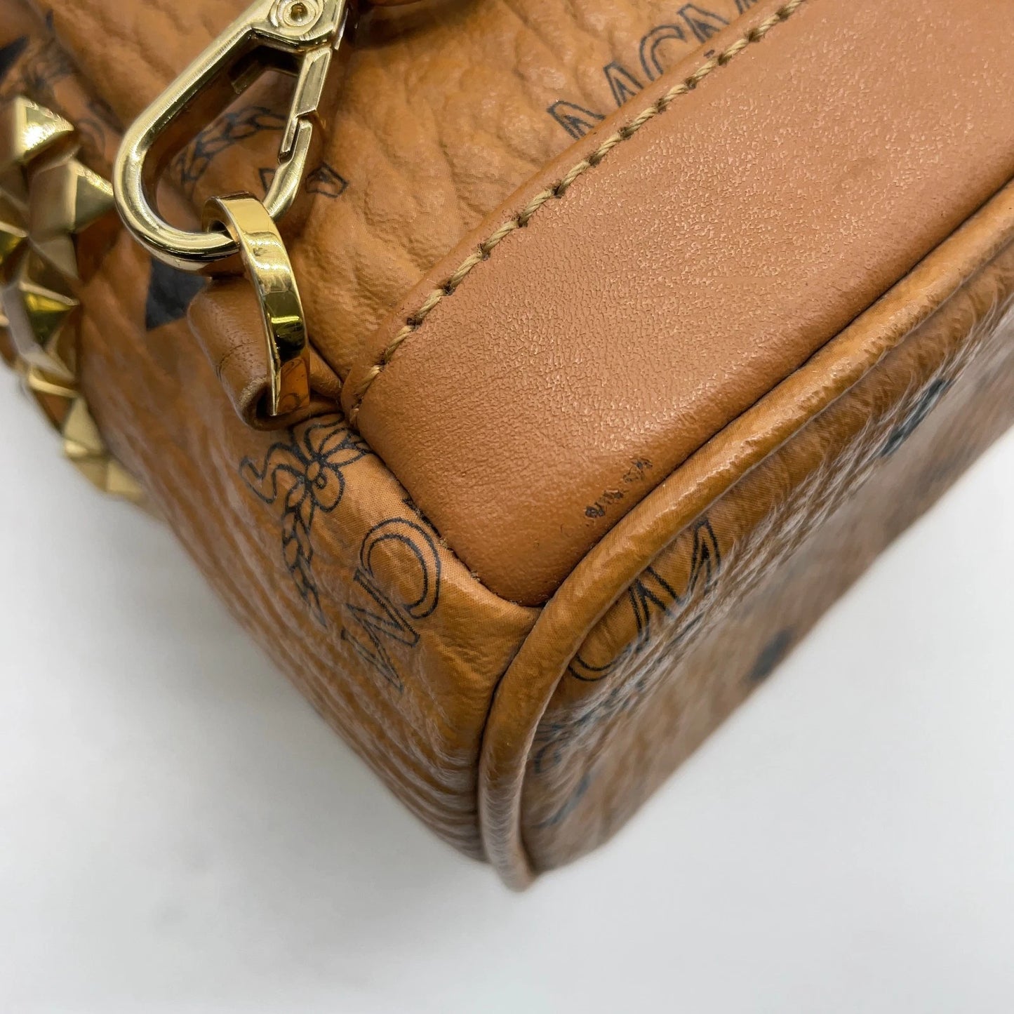 Original/Auth MCM - Vintage Visetos Rucksack - Monogramm Canvas