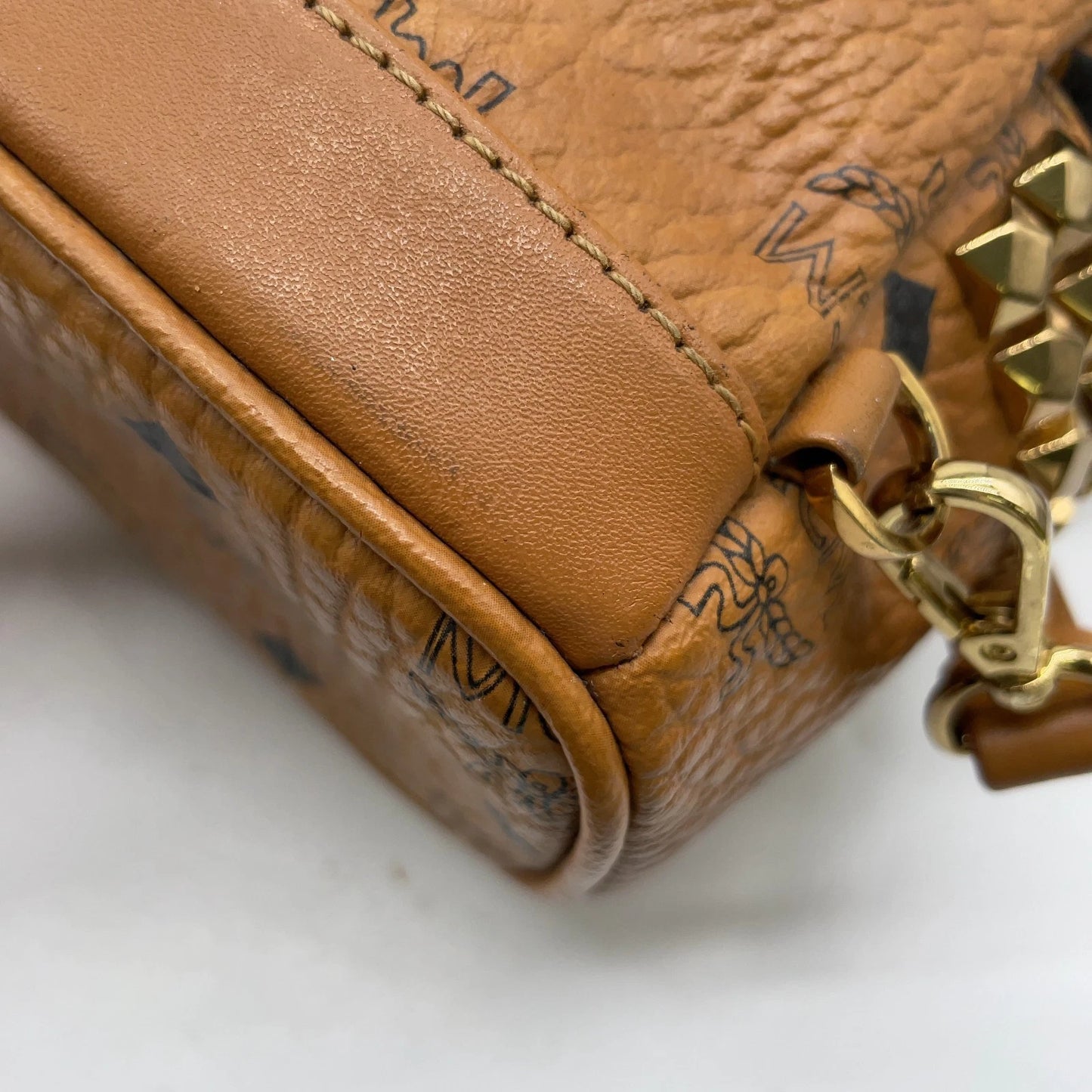 Original/Auth MCM - Vintage Visetos Rucksack - Monogramm Canvas