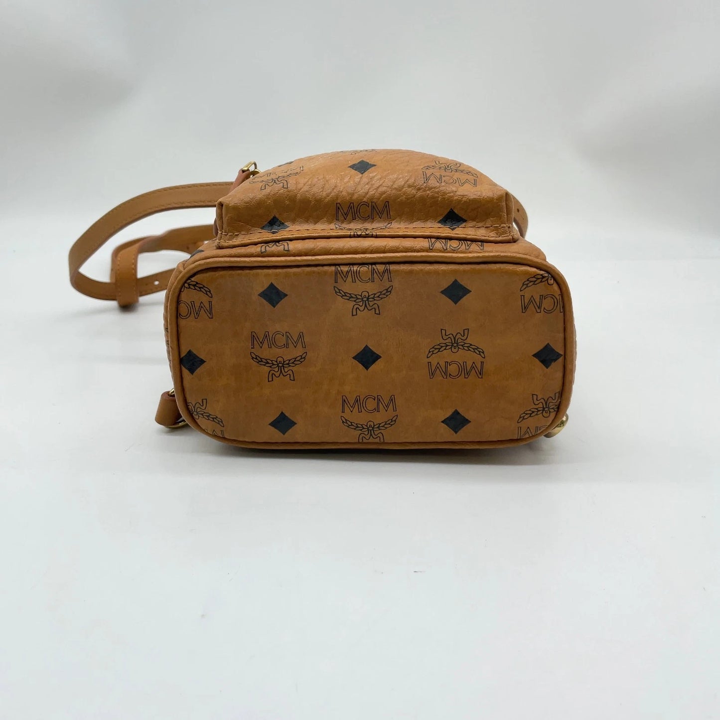 Original/Auth MCM - Vintage Visetos Rucksack - Monogramm Canvas
