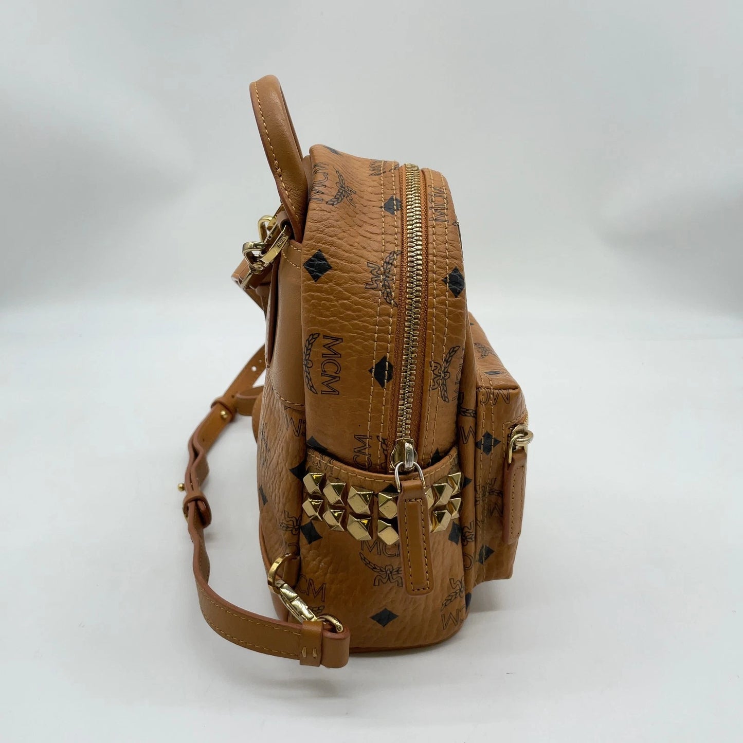 Original/Auth MCM - Vintage Visetos Rucksack - Monogramm Canvas