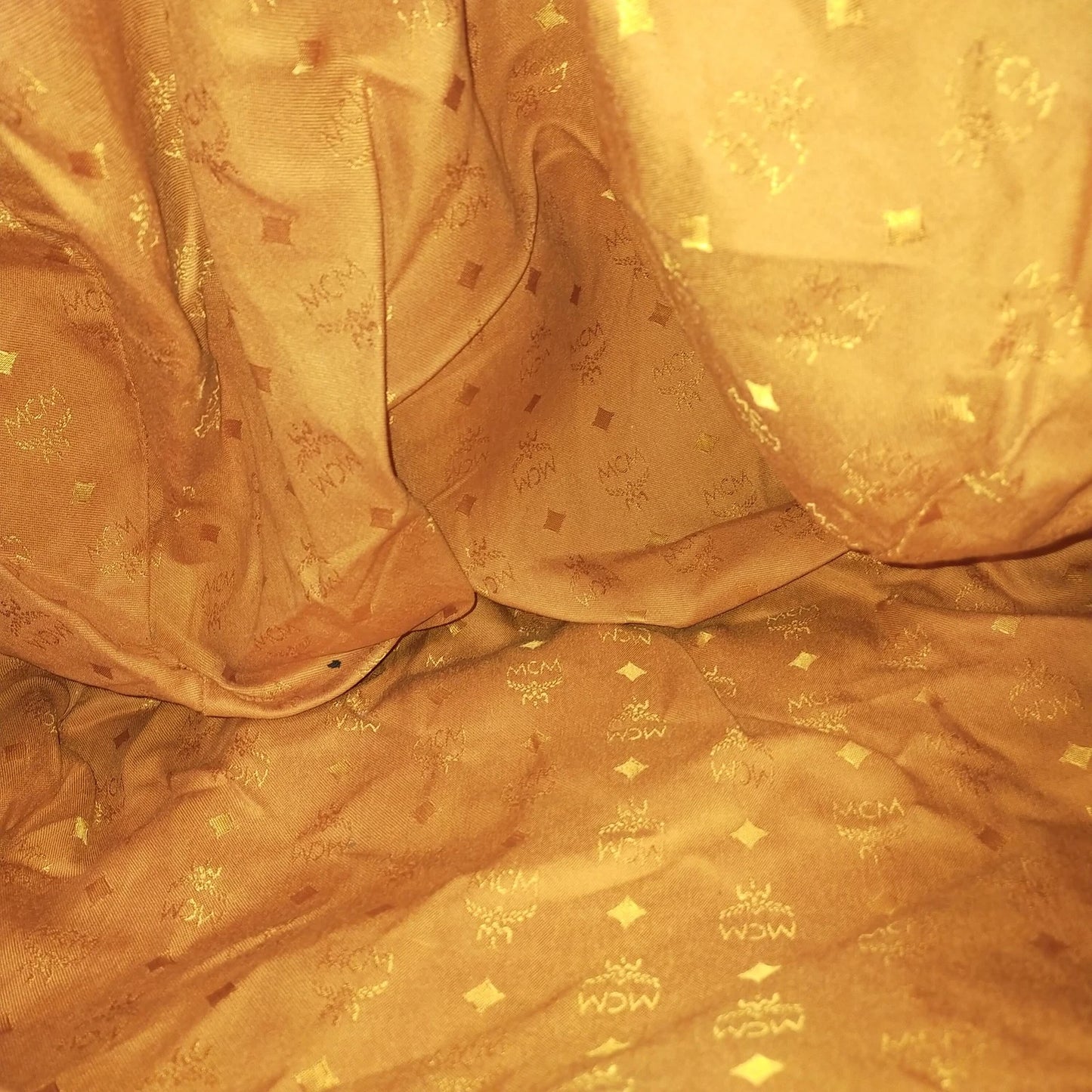 Original/Auth MCM - Vintage Visetos Boston Bag 50 - Monogramm Canvas mit Leder