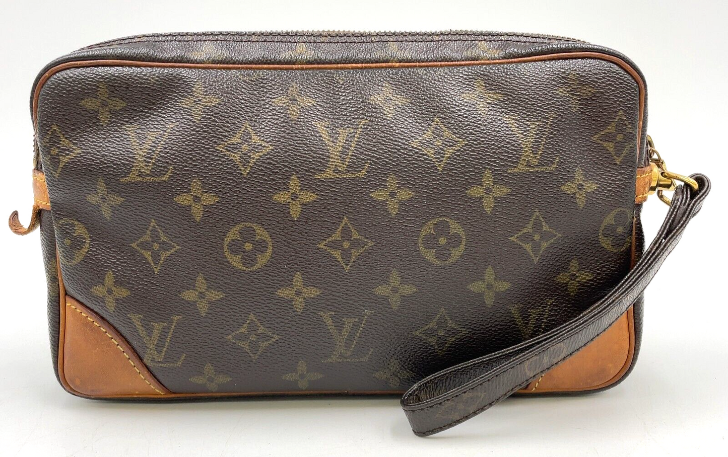 Original/Auth Louis Vuitton - Marly Dragonne GM Clutch Bag - Klassisch - Monogramm