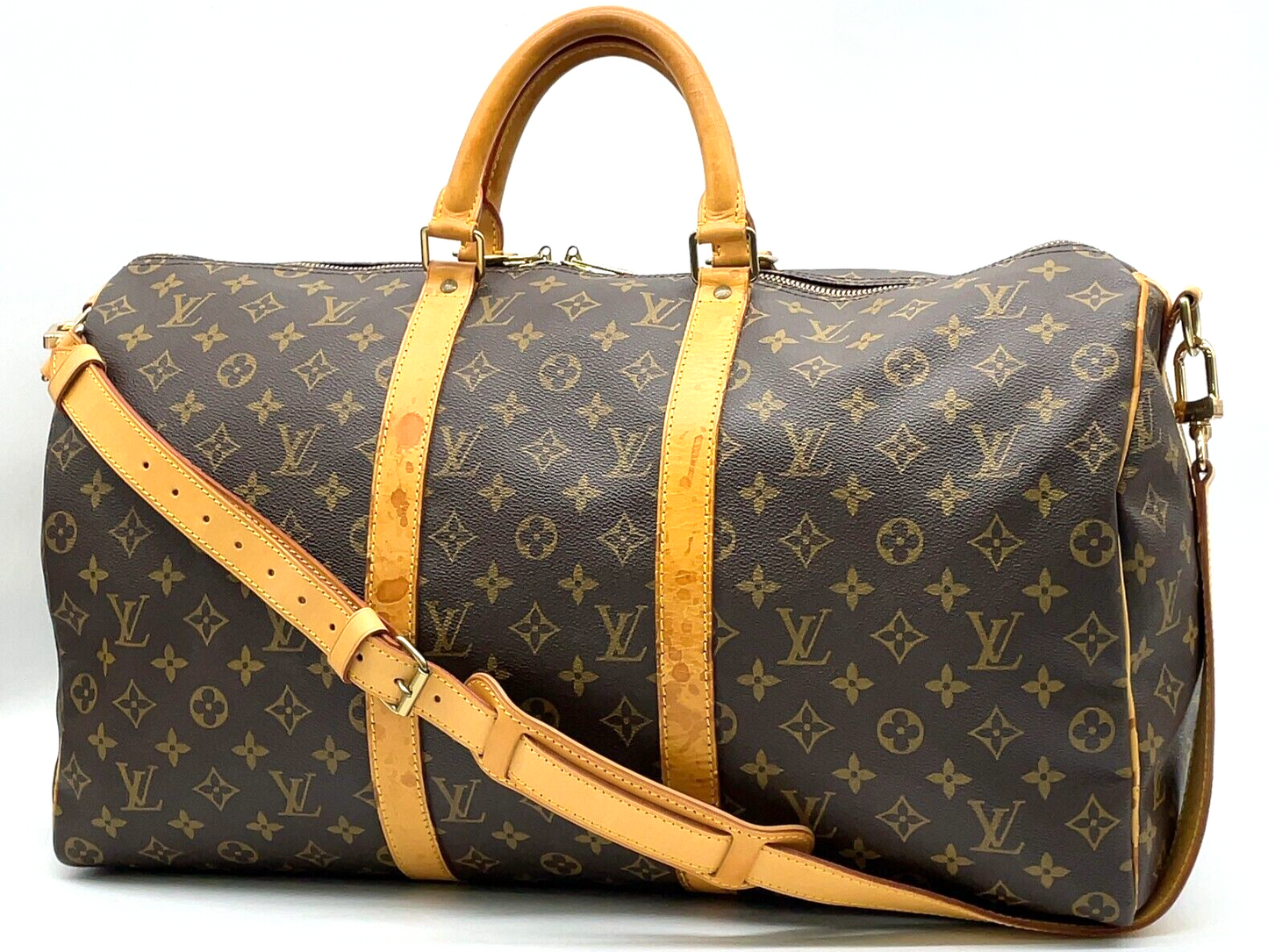 Original/Auth Louis Vuitton - Keepall Bandouliere 50 - Klassisch - Monogramm