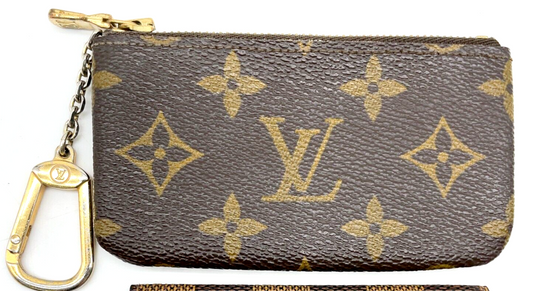 Original/Auth Louis Vuitton - Pochette Cles Hook Wallet - Klassisch - Monogramm