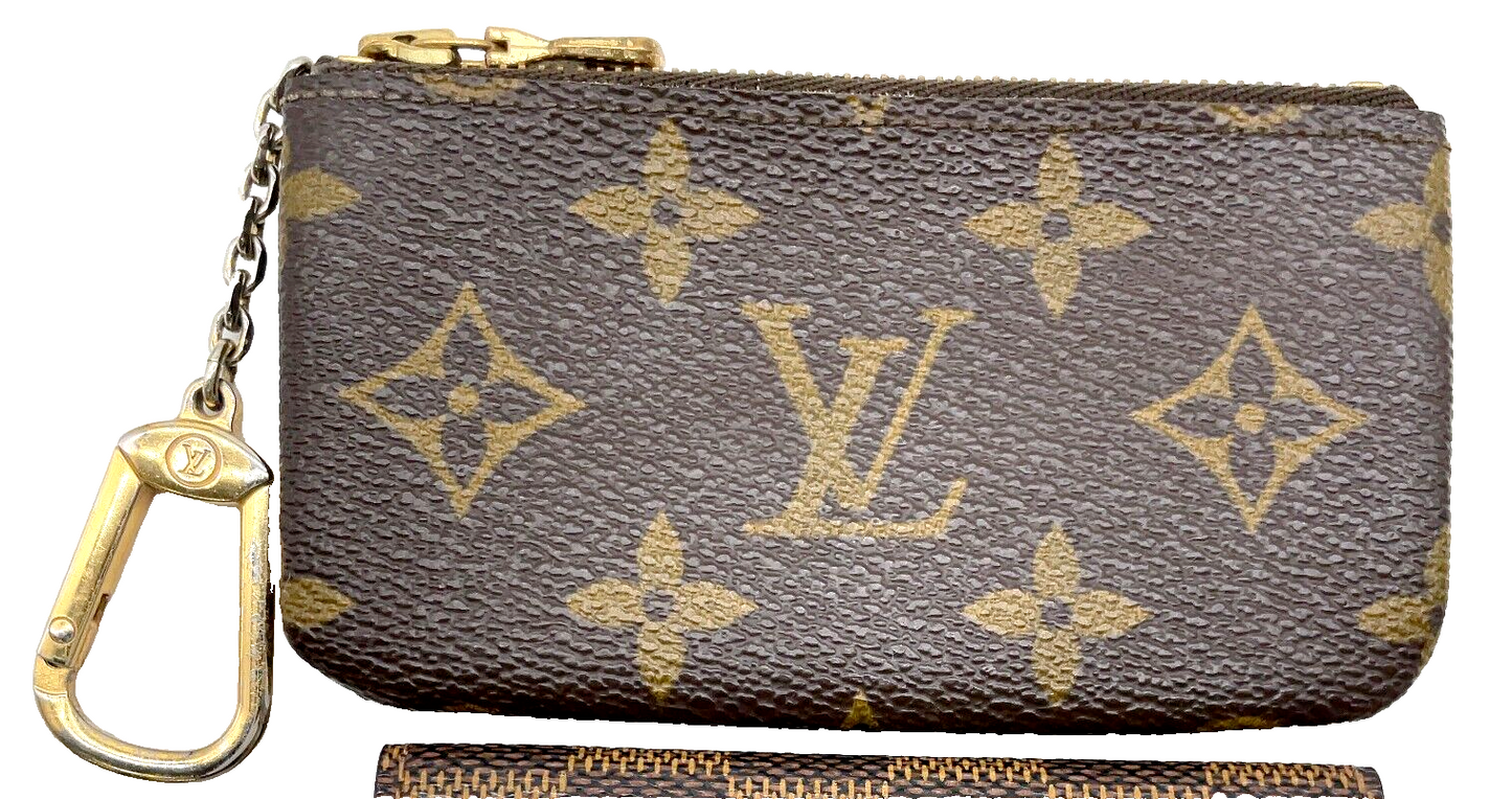 Original/Auth Louis Vuitton - Pochette Cles Hook Wallet - Klassisch - Monogramm