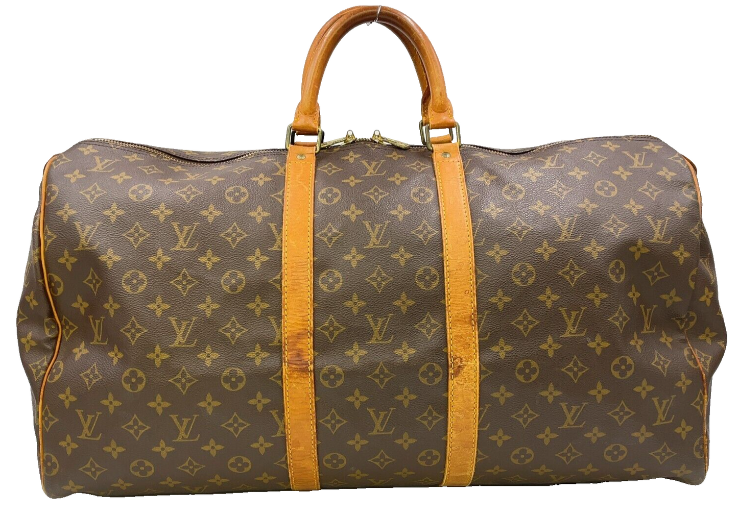 Original/Auth Louis Vuitton - Keepall 55 Boston Tasche - Klassisch - Monogramm