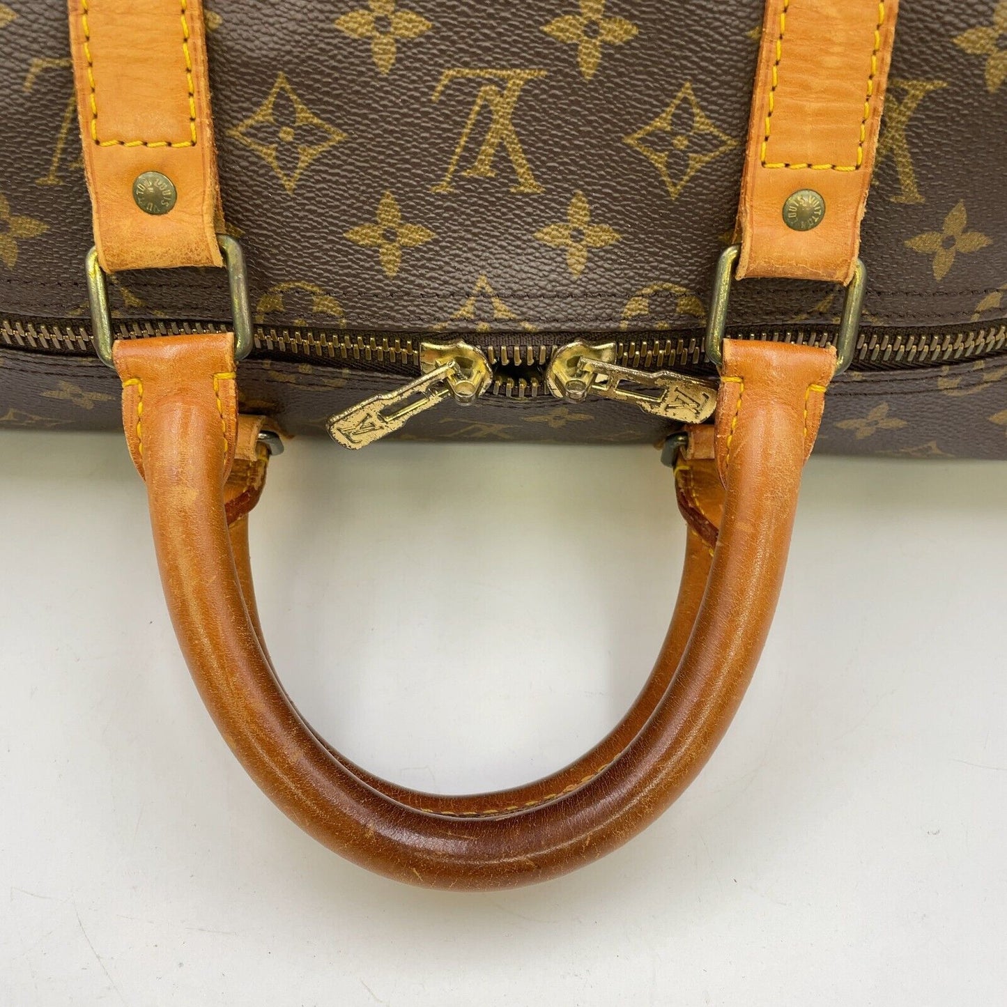 Original/Auth Louis Vuitton - Keepall 55 Boston Tasche - Klassisch - Monogramm