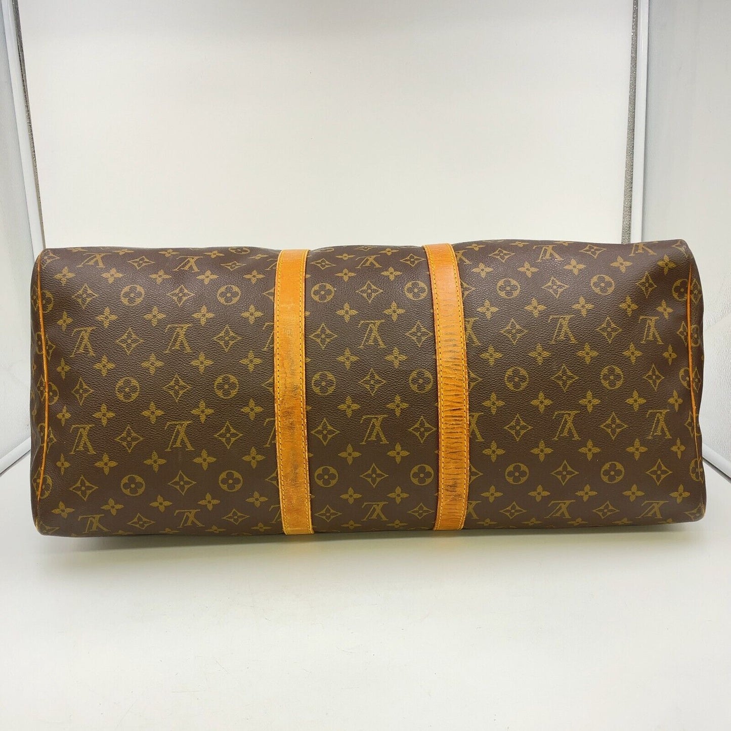 Original/Auth Louis Vuitton - Keepall 55 Boston Tasche - Klassisch - Monogramm