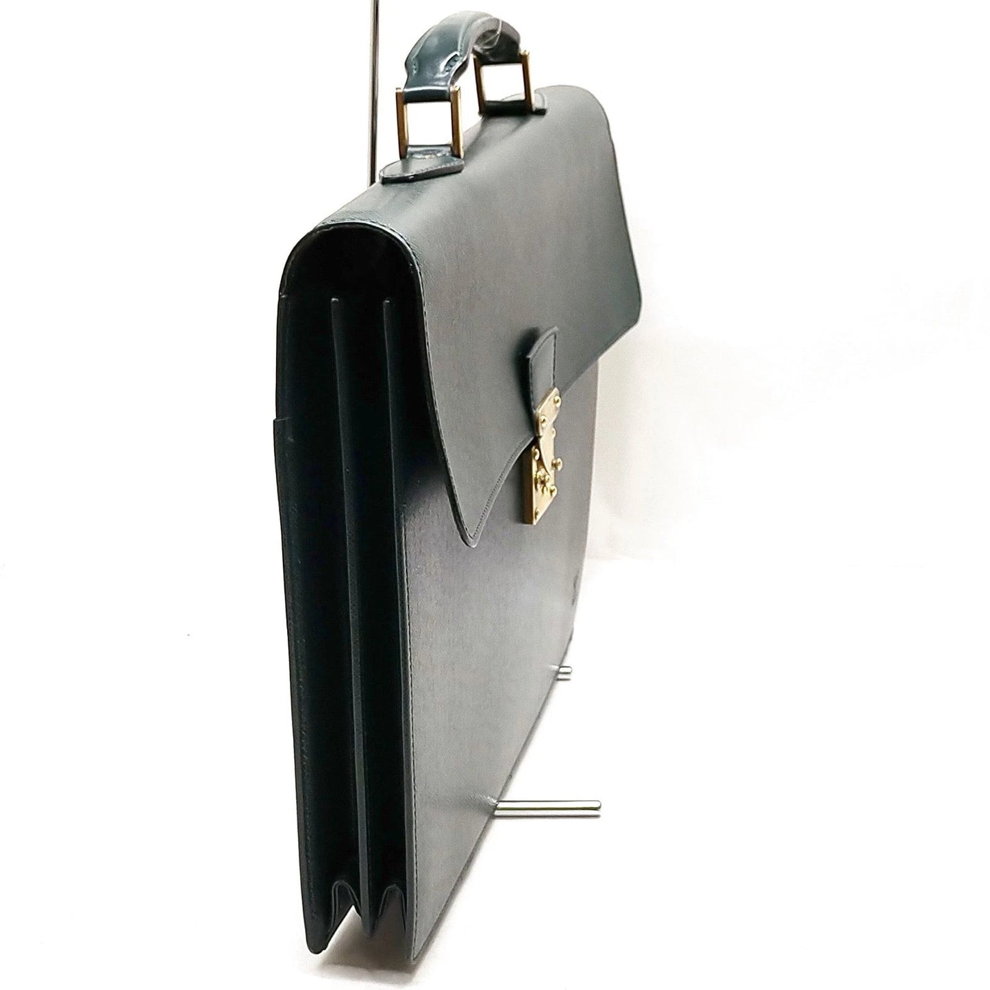 Original/Auth Louis Vuitton - Moskova Business Bag - Klassisch - Grün Taiga