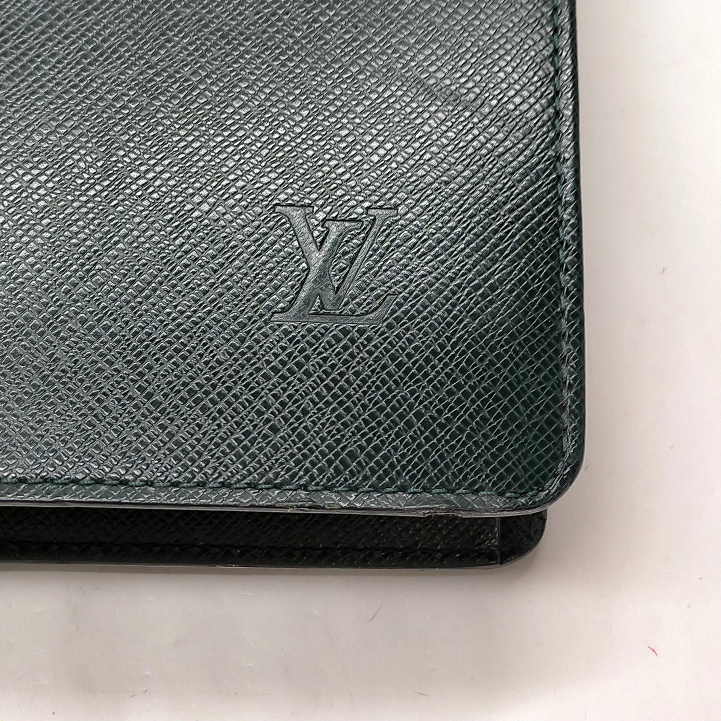 Original/Auth Louis Vuitton - Moskova Business Bag - Klassisch - Grün Taiga