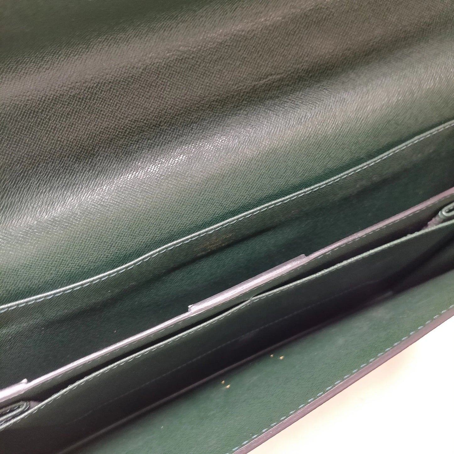 Original/Auth Louis Vuitton - Moskova Business Bag - Klassisch - Grün Taiga