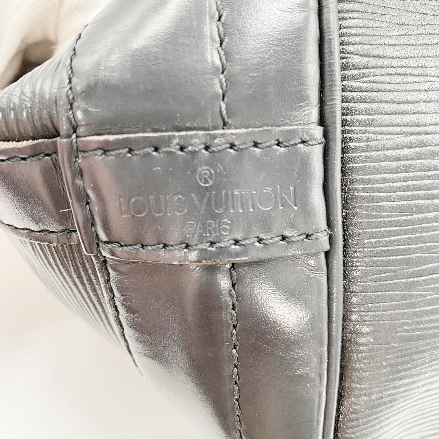 Original/Auth Louis Vuitton - Noe Tasche Vintage - Klassisch - Epi Schwarz
