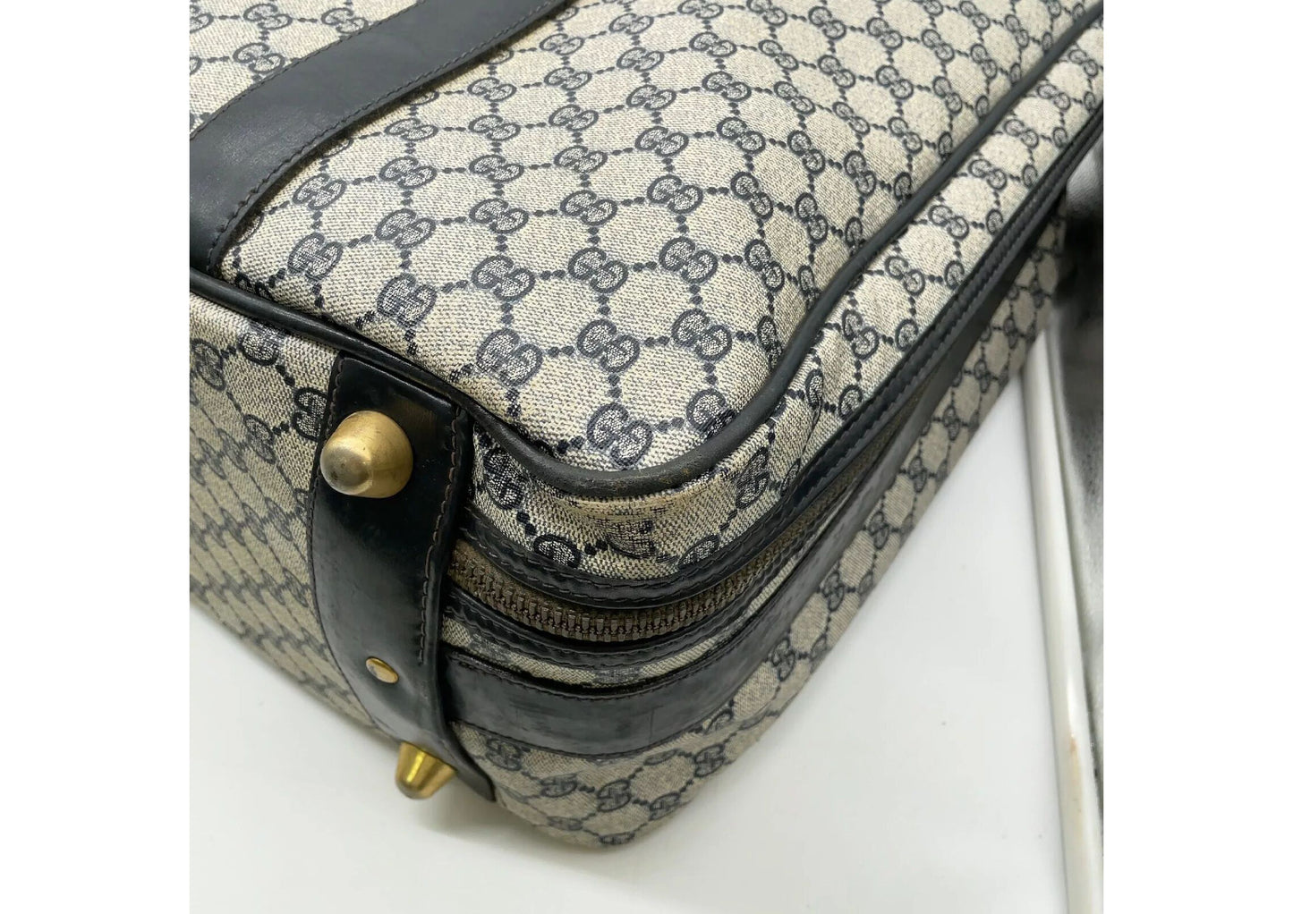 Original/Auth Gucci - 72 Reisetasche / weicher Koffer - Klassisch - GG Gucci Supreme