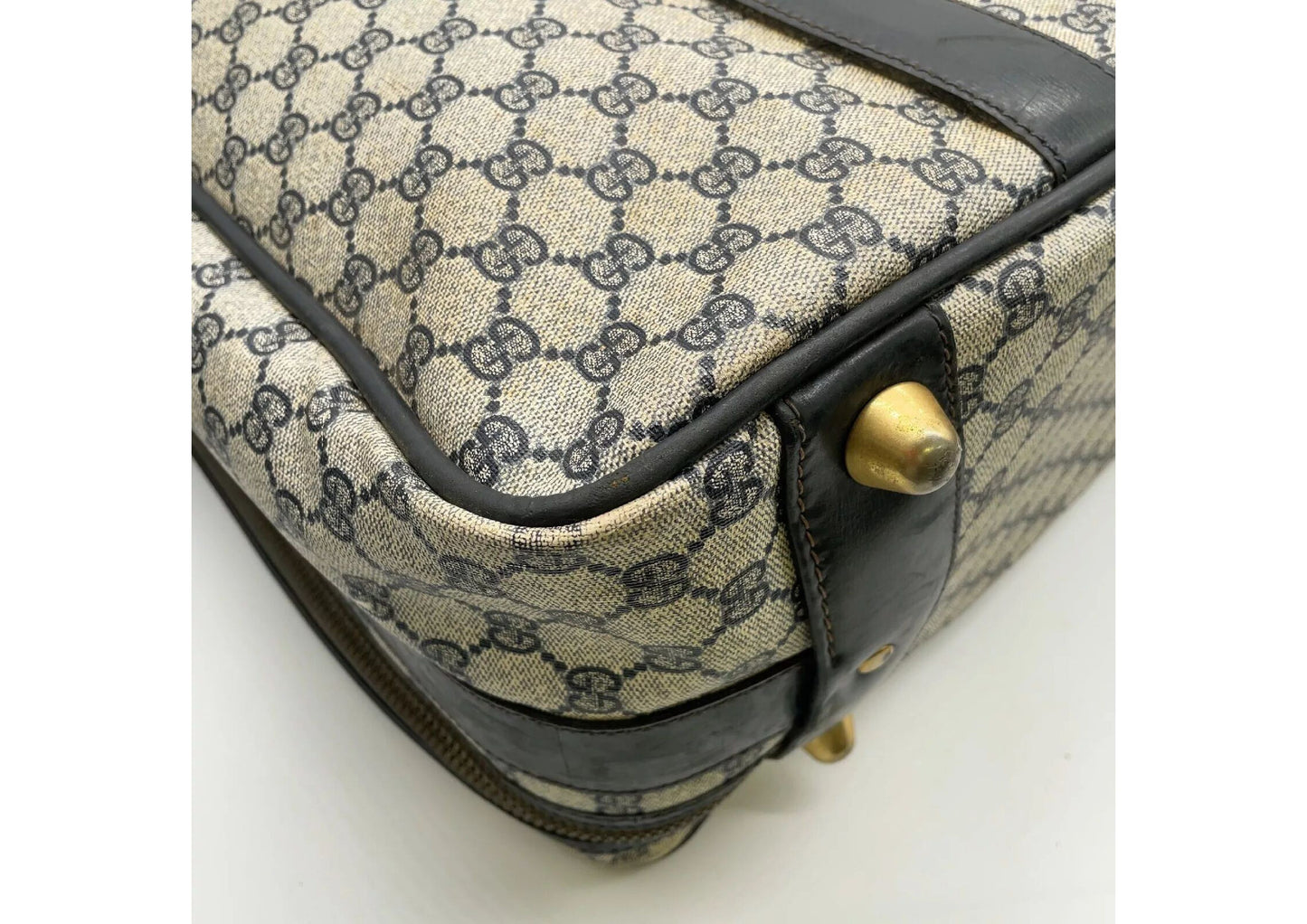 Original/Auth Gucci - 72 Reisetasche / weicher Koffer - Klassisch - GG Gucci Supreme