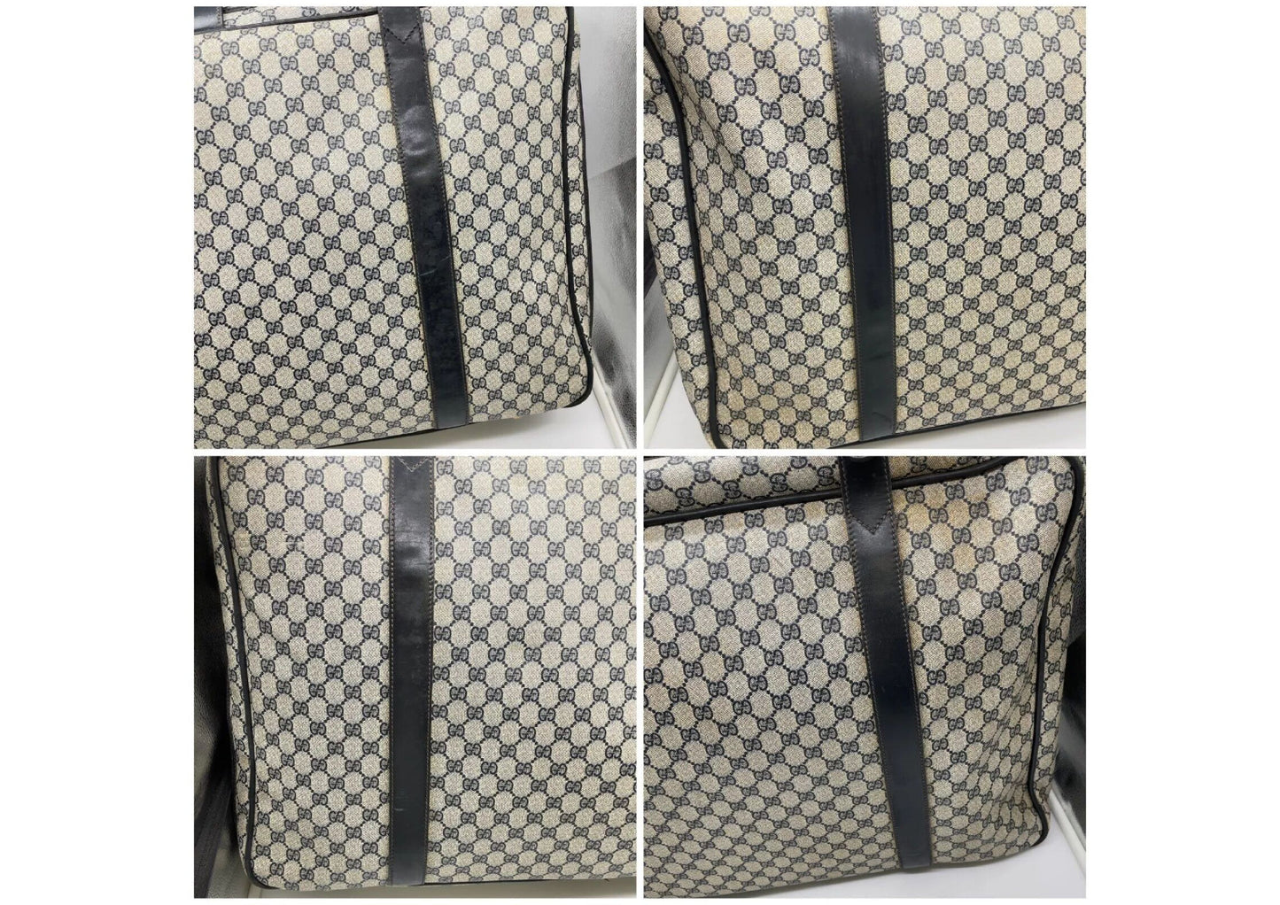 Original/Auth Gucci - 72 Reisetasche / weicher Koffer - Klassisch - GG Gucci Supreme