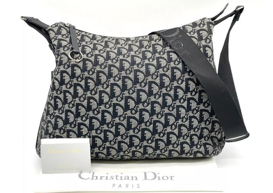 Original/Auth Christian Dior - Trotter Crossbody Umhängetasche - Klassisch - Dior Muster