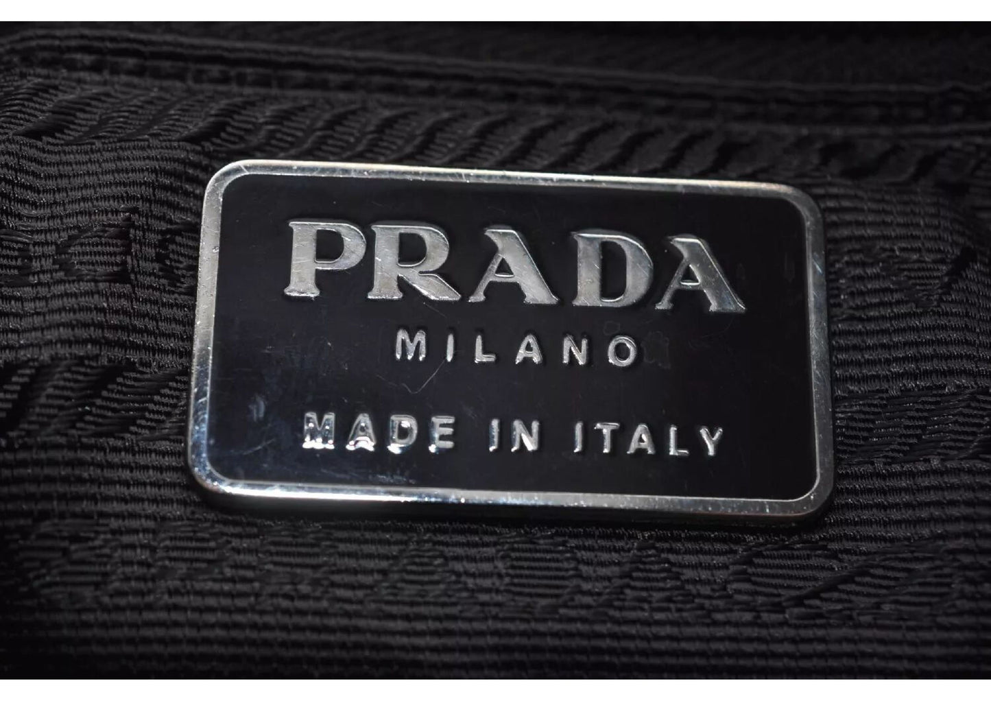 Original/Auth Prada - Tessuto Umhängetasche - Nylon / Leder - Khaki Green