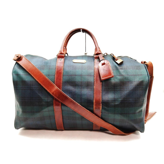Original/Auth Polo Ralph Lauren - Vintage Boston Bag - Canvas mit Leder