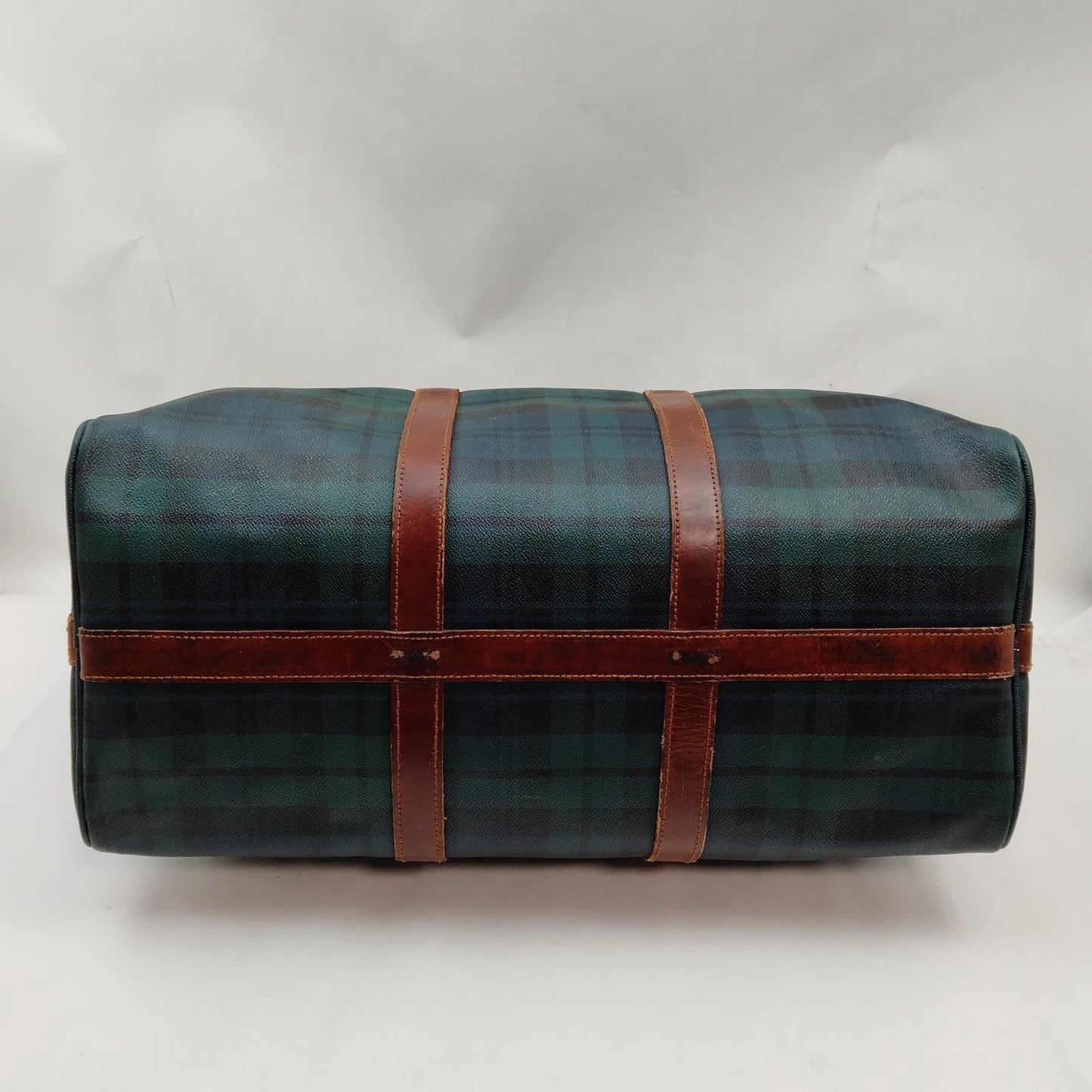 Original/Auth Polo Ralph Lauren - Vintage Boston Bag - Canvas mit Leder