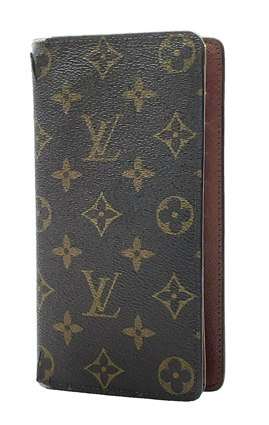 Original/Auth Louis Vuitton - Porte Cult Credi Bi-Fold Geldbörse - Klassisch - Monogramm