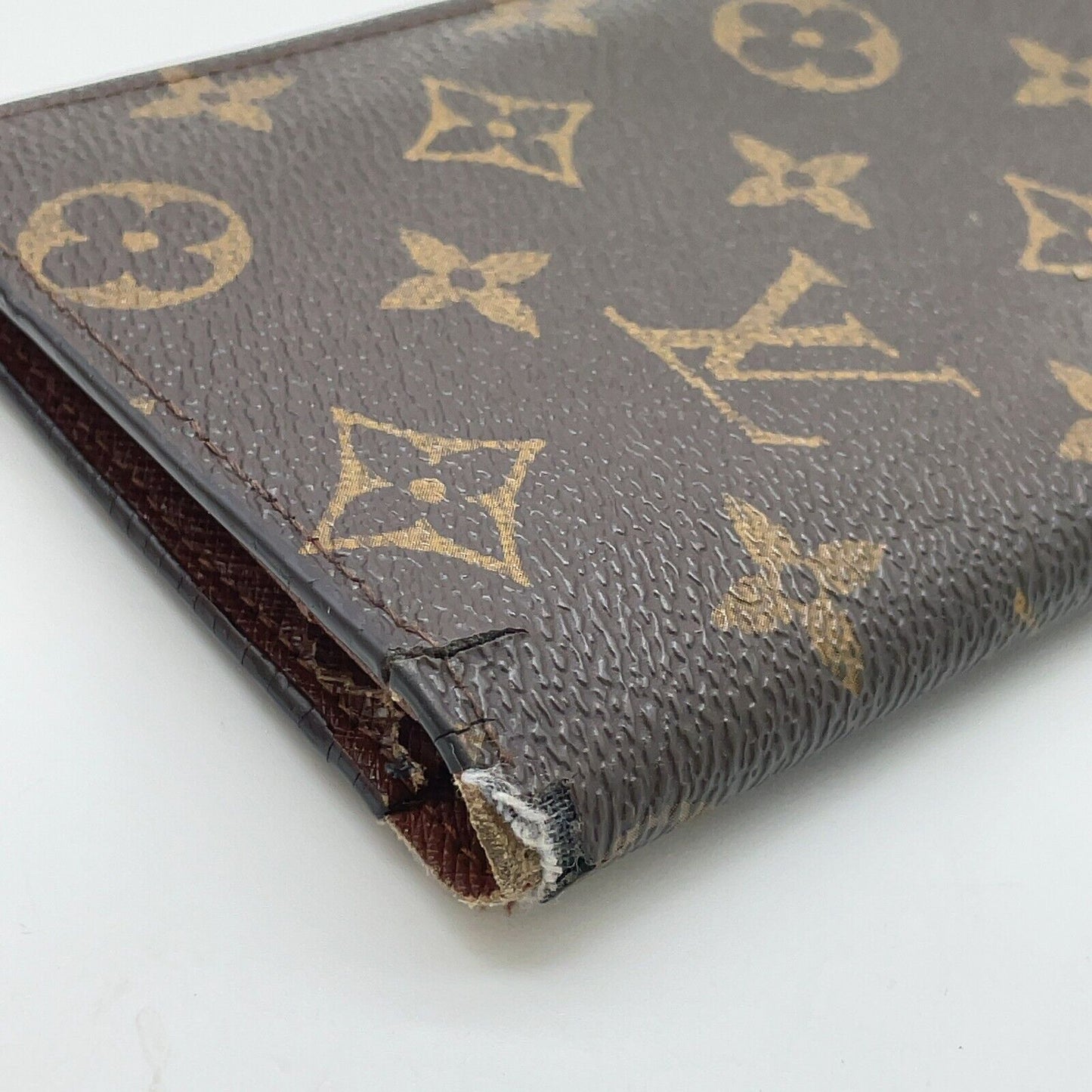 Original/Auth Louis Vuitton - Porte Cult Credi Bi-Fold Geldbörse - Klassisch - Monogramm