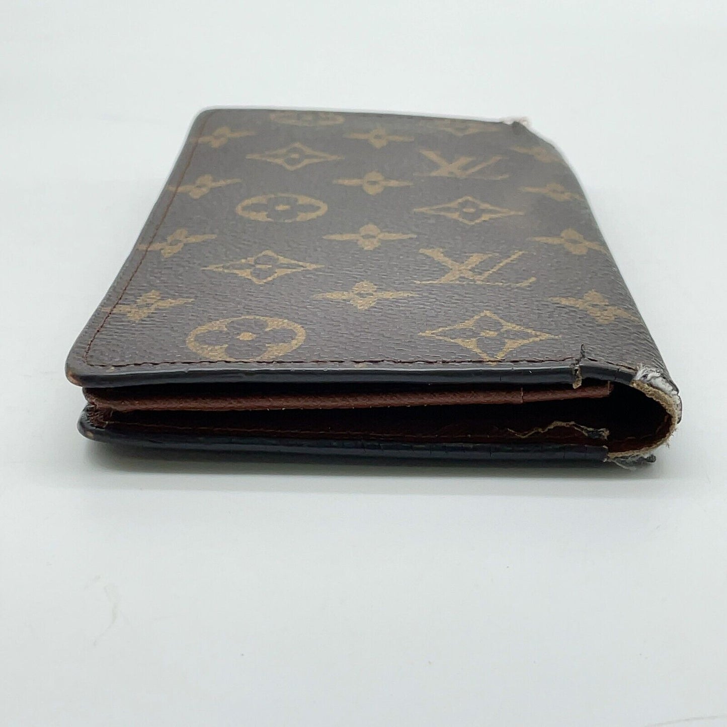 Original/Auth Louis Vuitton - Porte Cult Credi Bi-Fold Geldbörse - Klassisch - Monogramm