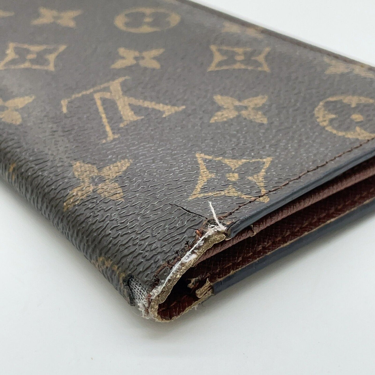 Original/Auth Louis Vuitton - Porte Cult Credi Bi-Fold Geldbörse - Klassisch - Monogramm