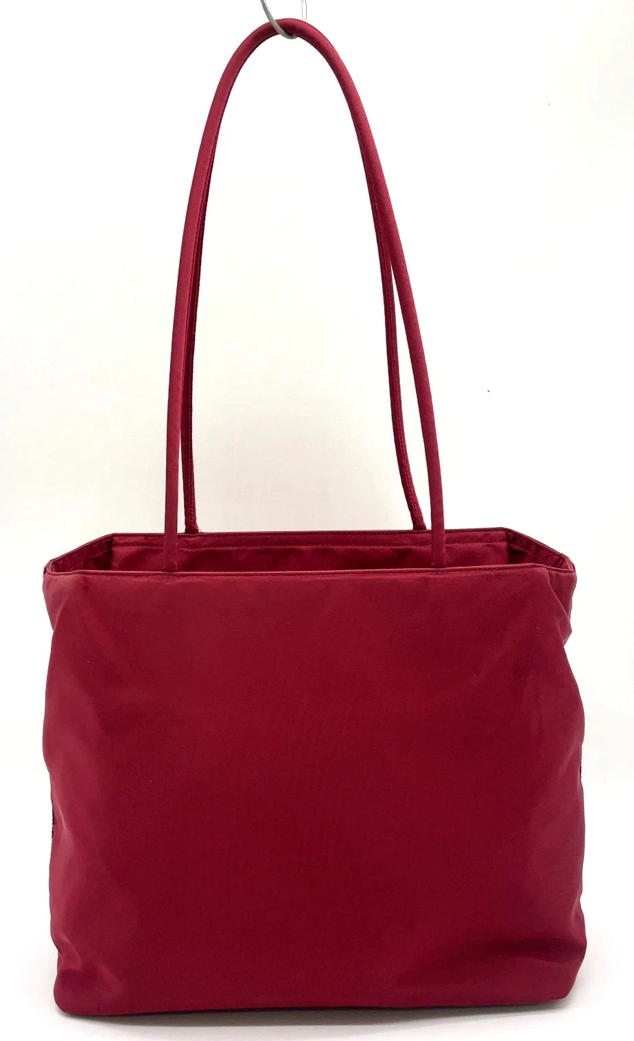 Original/Auth Prada - Tessuto Schultertasche - Klassisch - Nylon - Beere