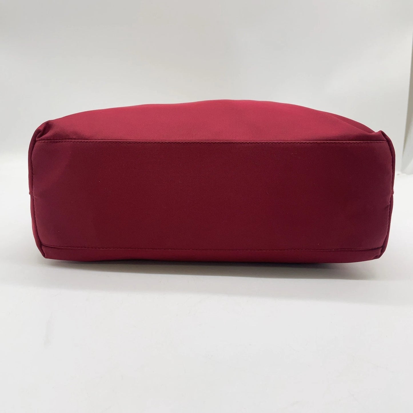 Original/Auth Prada - Tessuto Schultertasche - Klassisch - Nylon - Beere