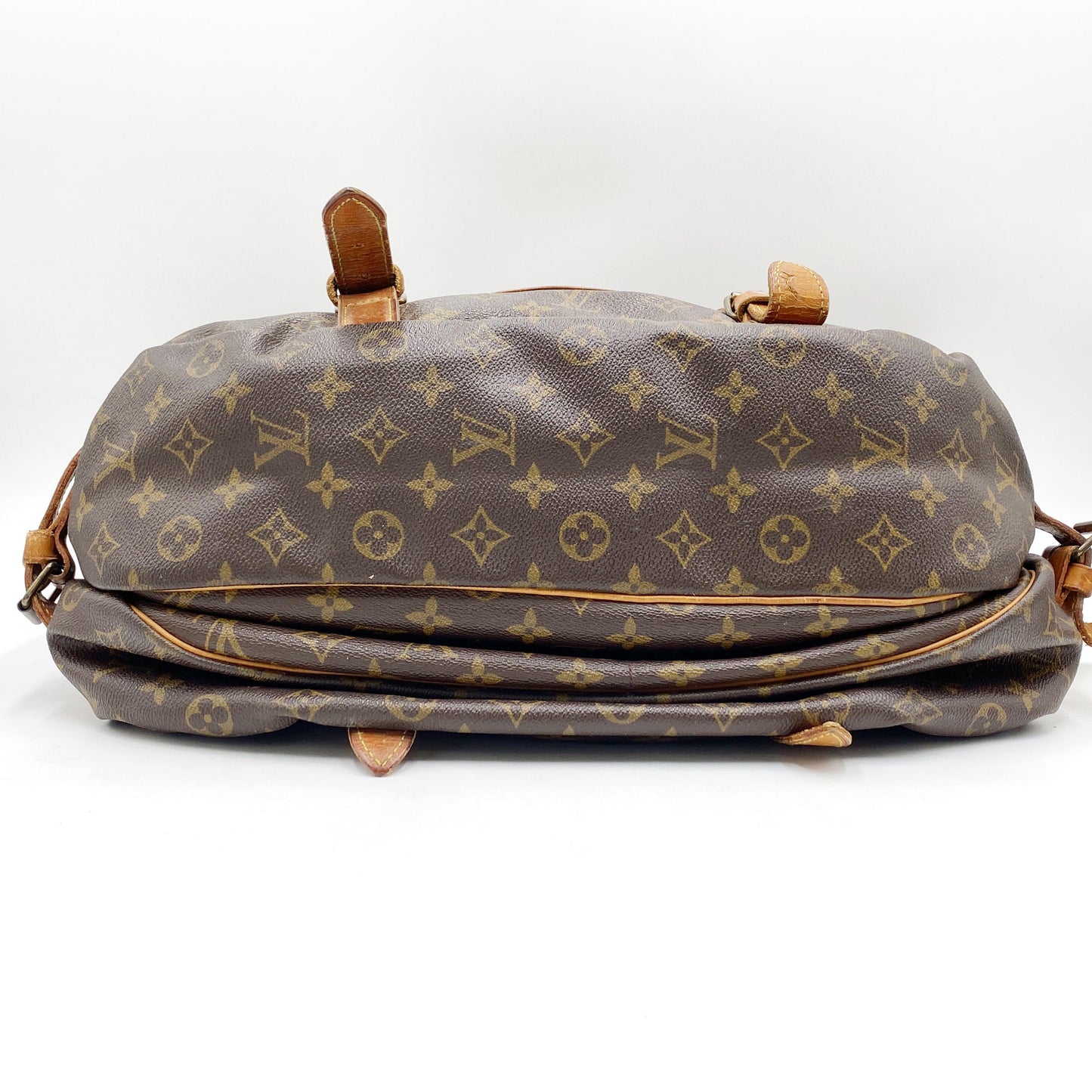 Original/Auth Louis Vuitton - Saumur 43 Schultertasche - Klassisch - Monogramm