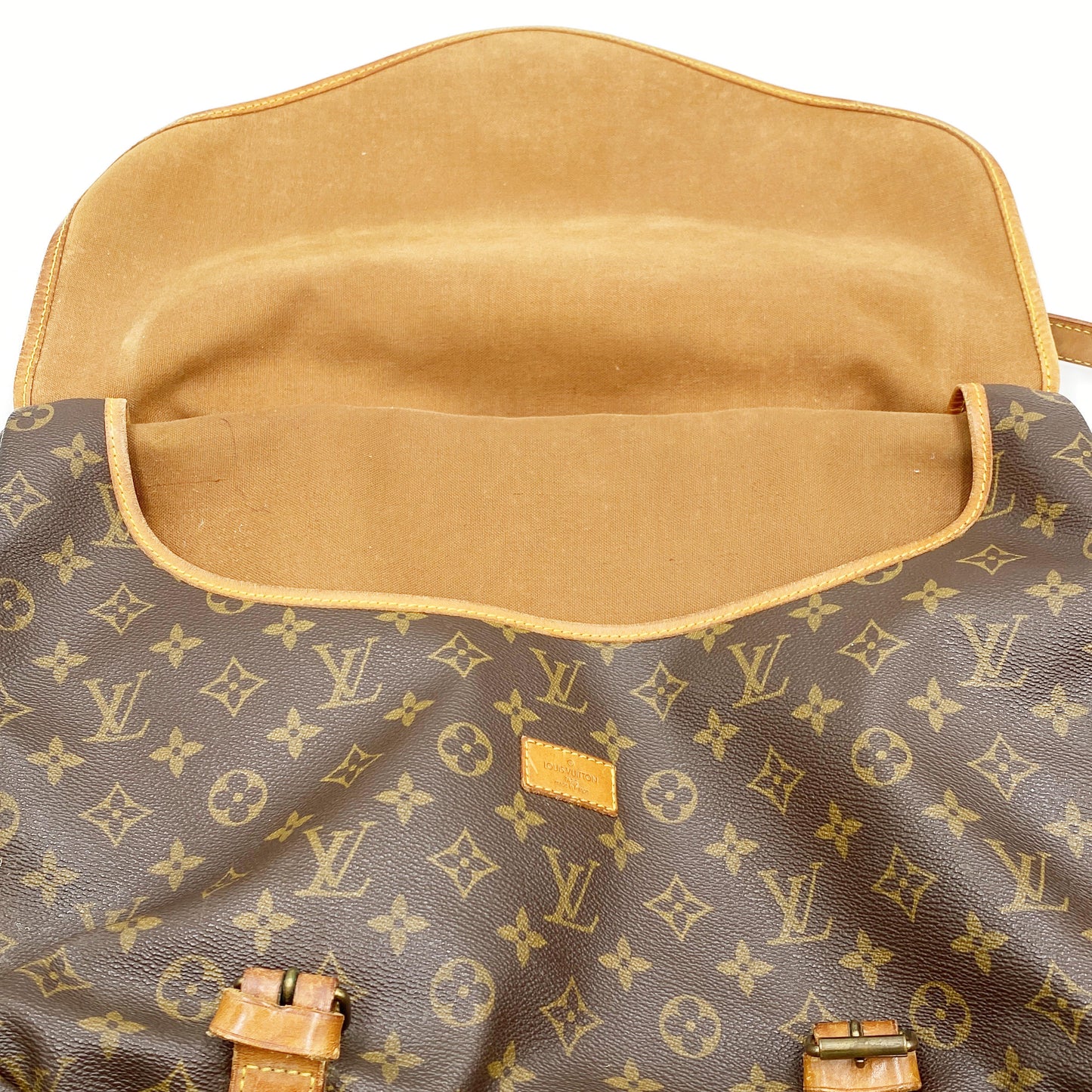 Original/Auth Louis Vuitton - Saumur 43 Schultertasche - Klassisch - Monogramm