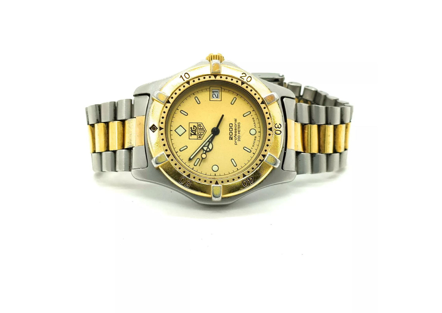 Original/Auth Tag Heuer - Professional 2000 - 964.006 - Stahl/Gold - 38 mm