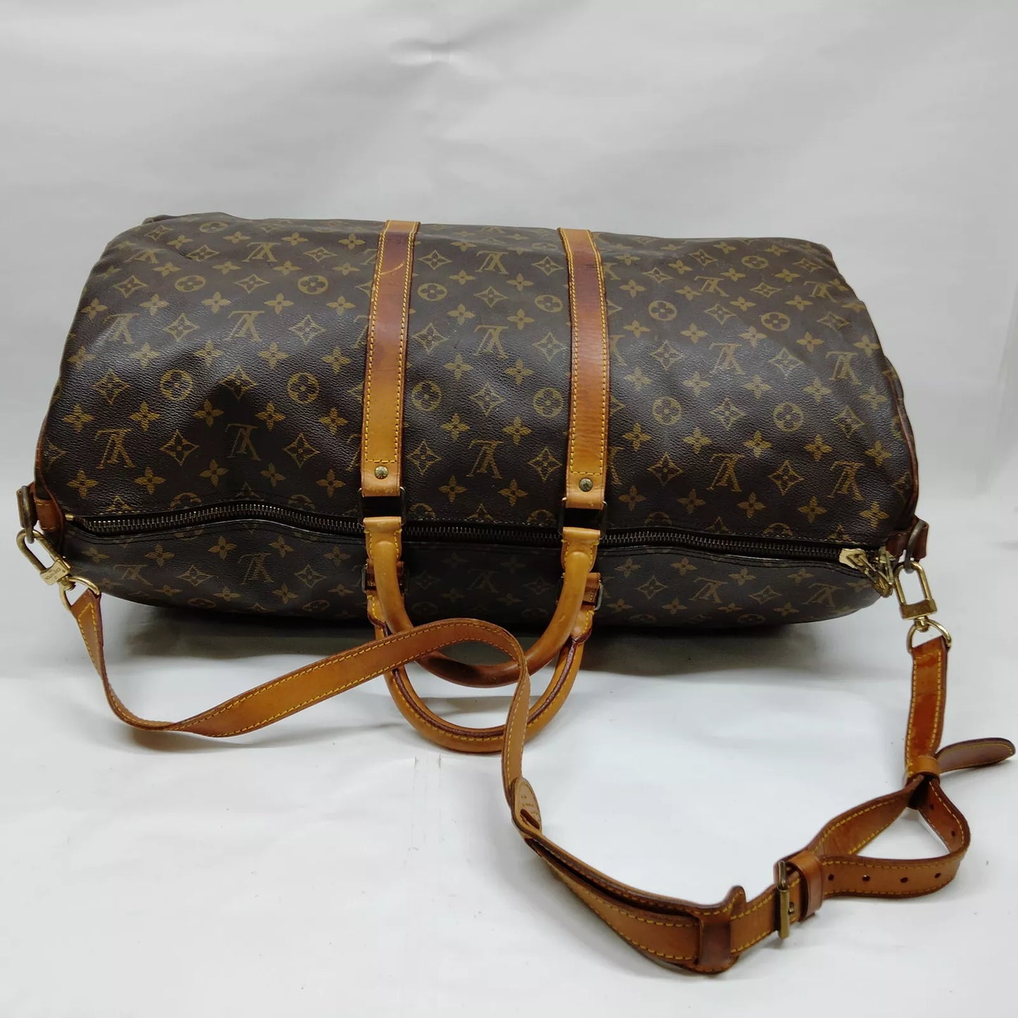 Original/Auth Louis Vuitton - Keepall Bandouliere 55 - Klassisch - Monogramm