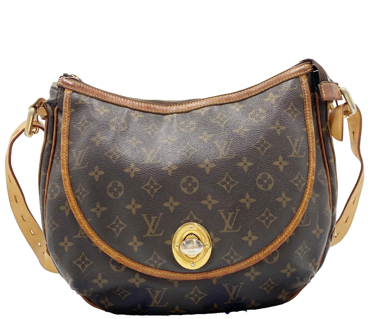 Original/Auth Louis Vuitton - Tulum GM Schultertasche - Klassisch - Monogramm