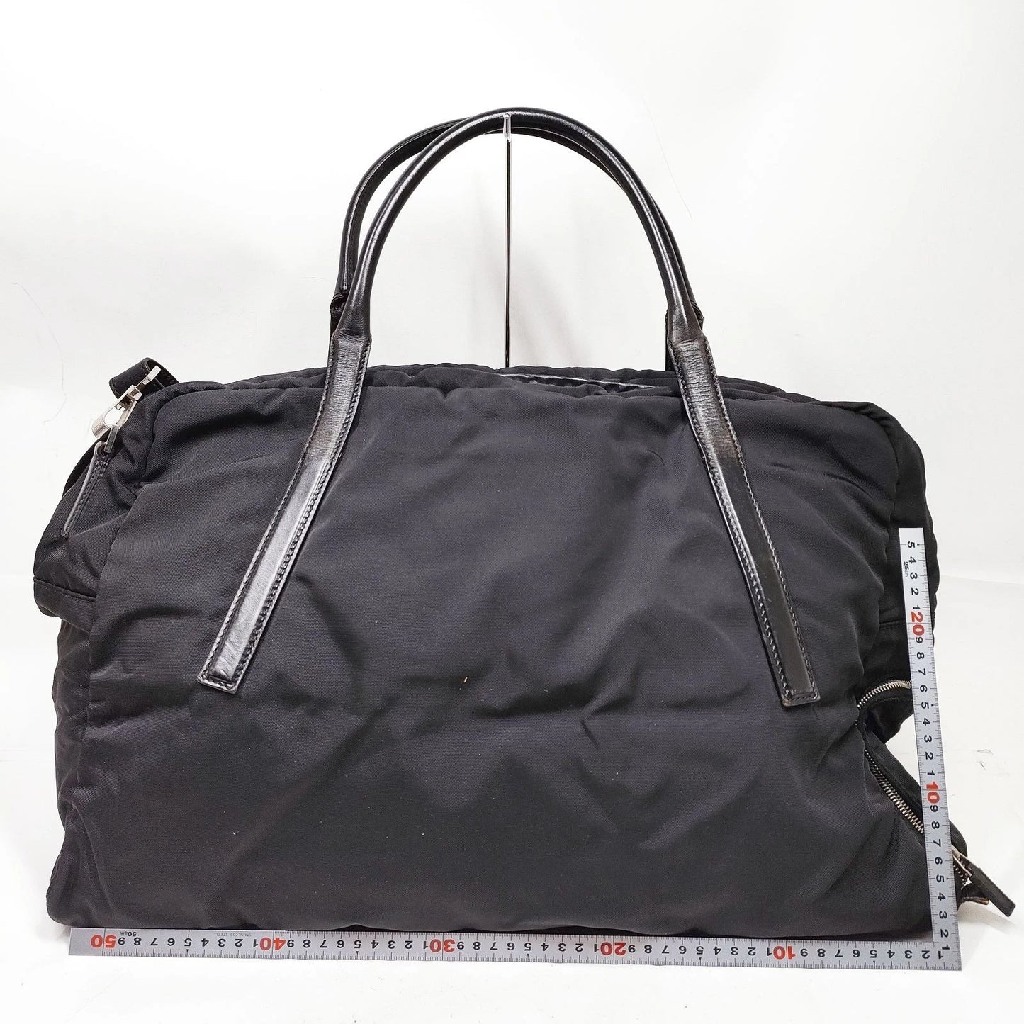 Original/Auth Gucci - Boston Bag 55 Schultergurt - Schwarz - Nylon / Leder