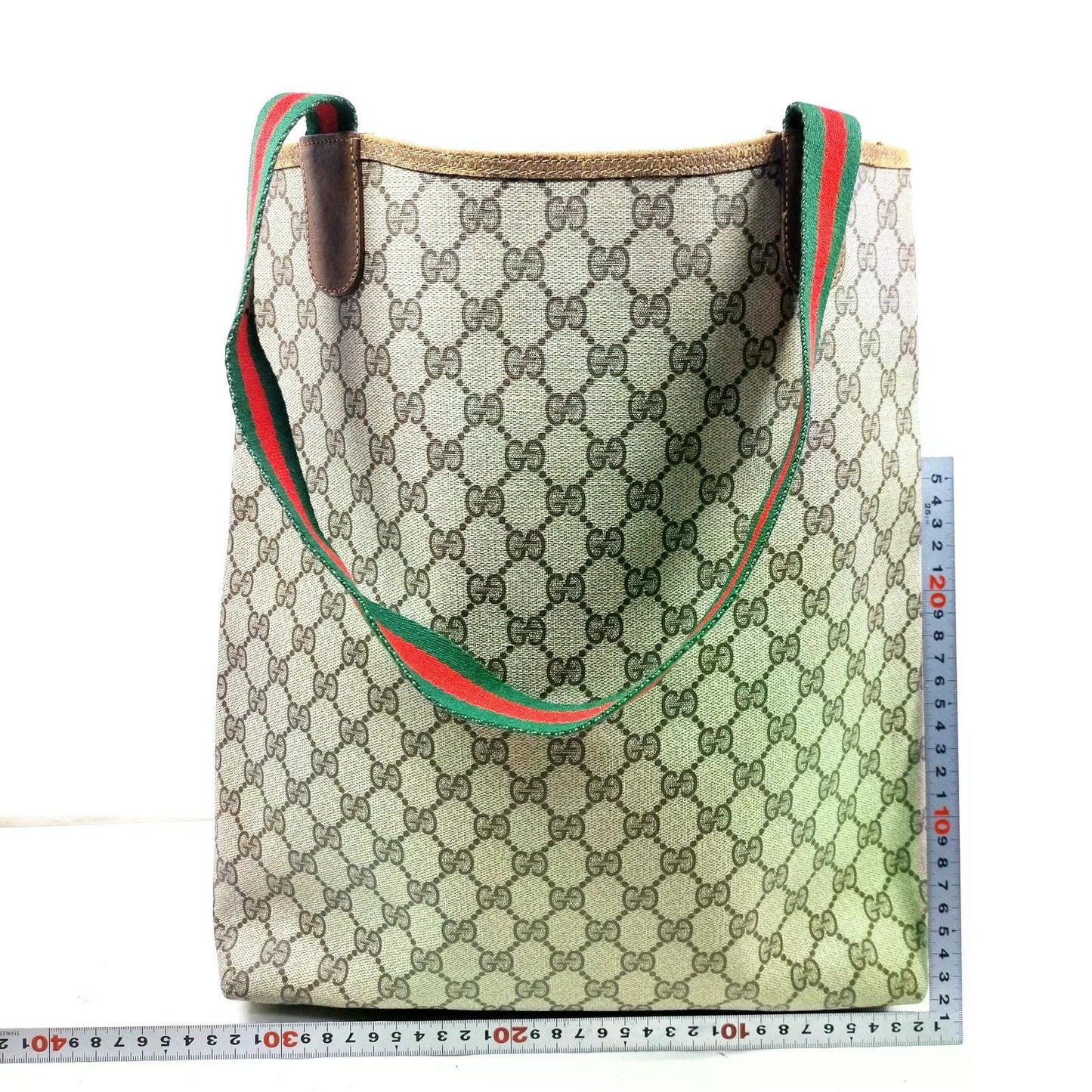 Original/Auth Gucci - Tote Bag Schultertasche - Klassisch - GG Supreme Sherry Line