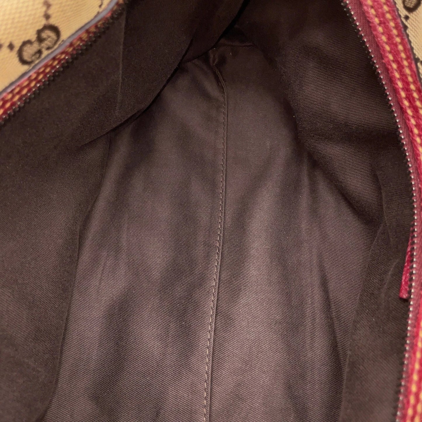 Original/Auth Gucci - Handtasche - Klassisch - GG Canvas mit Leder Rot
