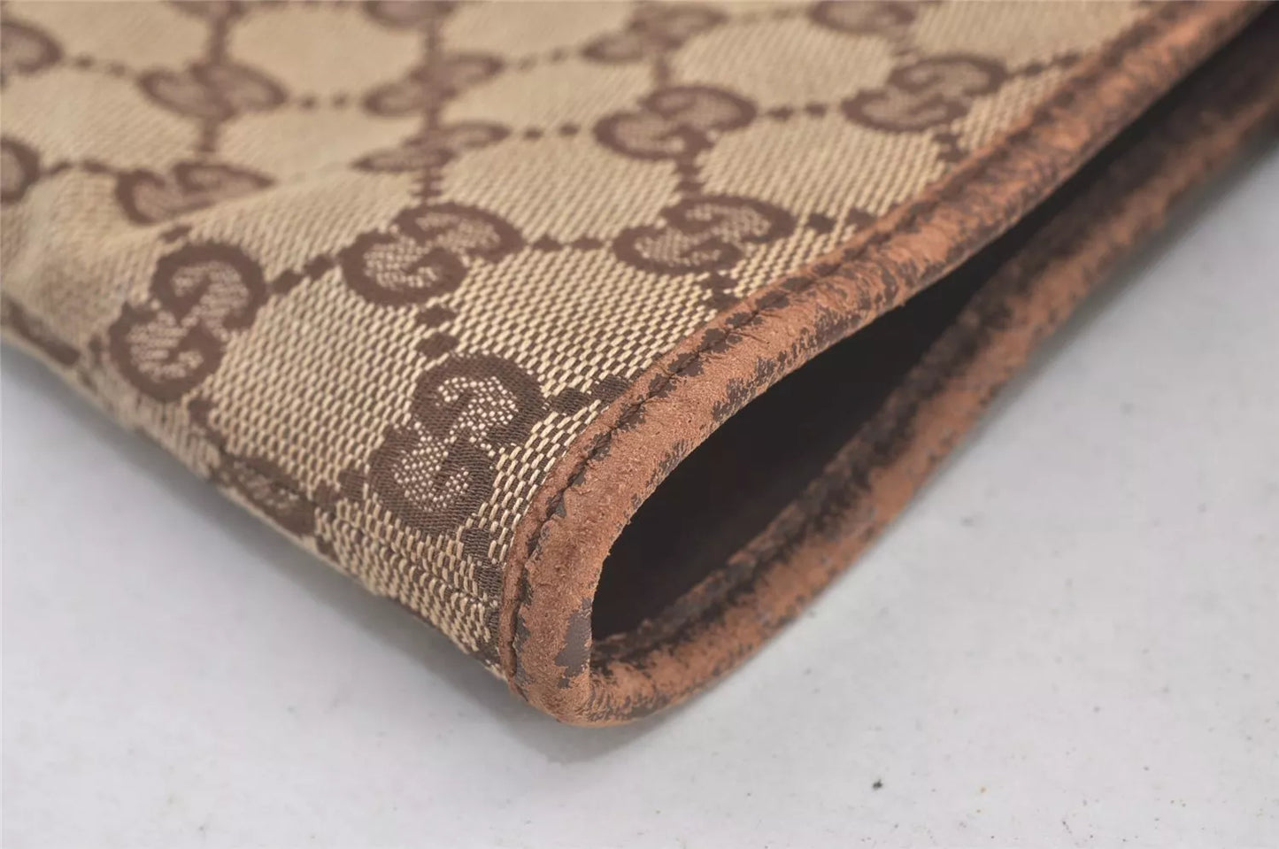 Original/Auth Gucci - Tote Bag Schultertasche - Klassisch - GG Canvas mit Leder