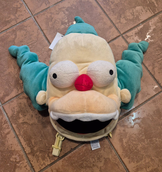 Simpsons - Krusty Clown Rucksack - Vintage 90er Jahre - Bunt