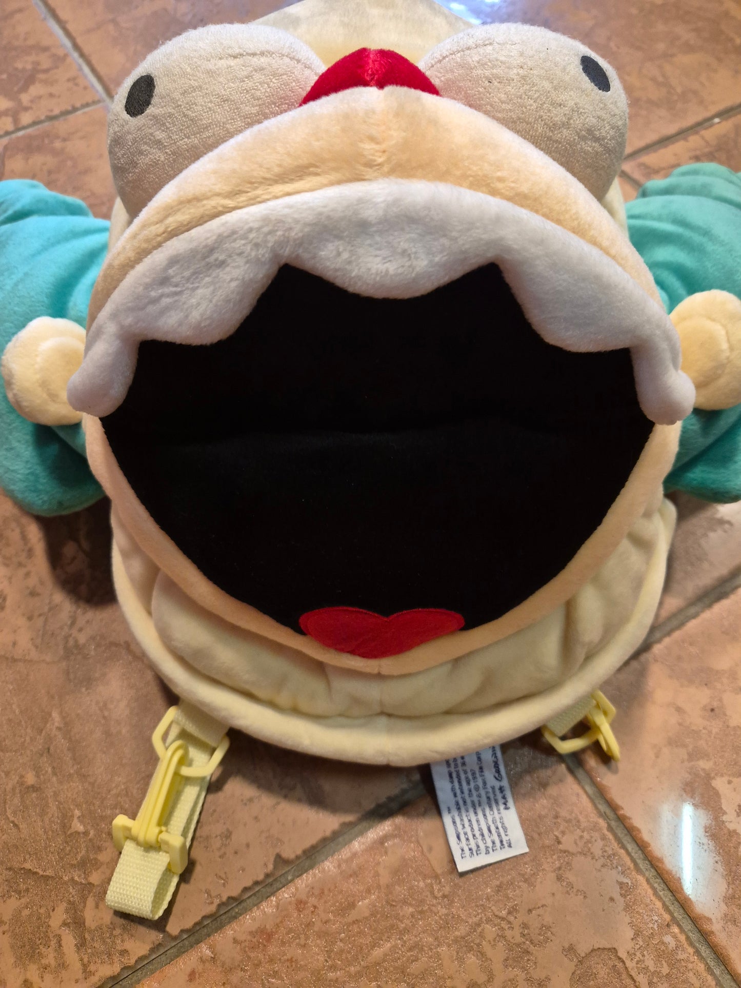 Simpsons - Krusty Clown Rucksack - Vintage 90er Jahre - Bunt