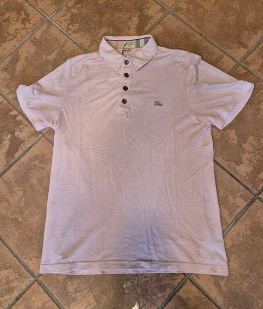 Burberry - Vintage Poloshirt - Rosa - Herren - L