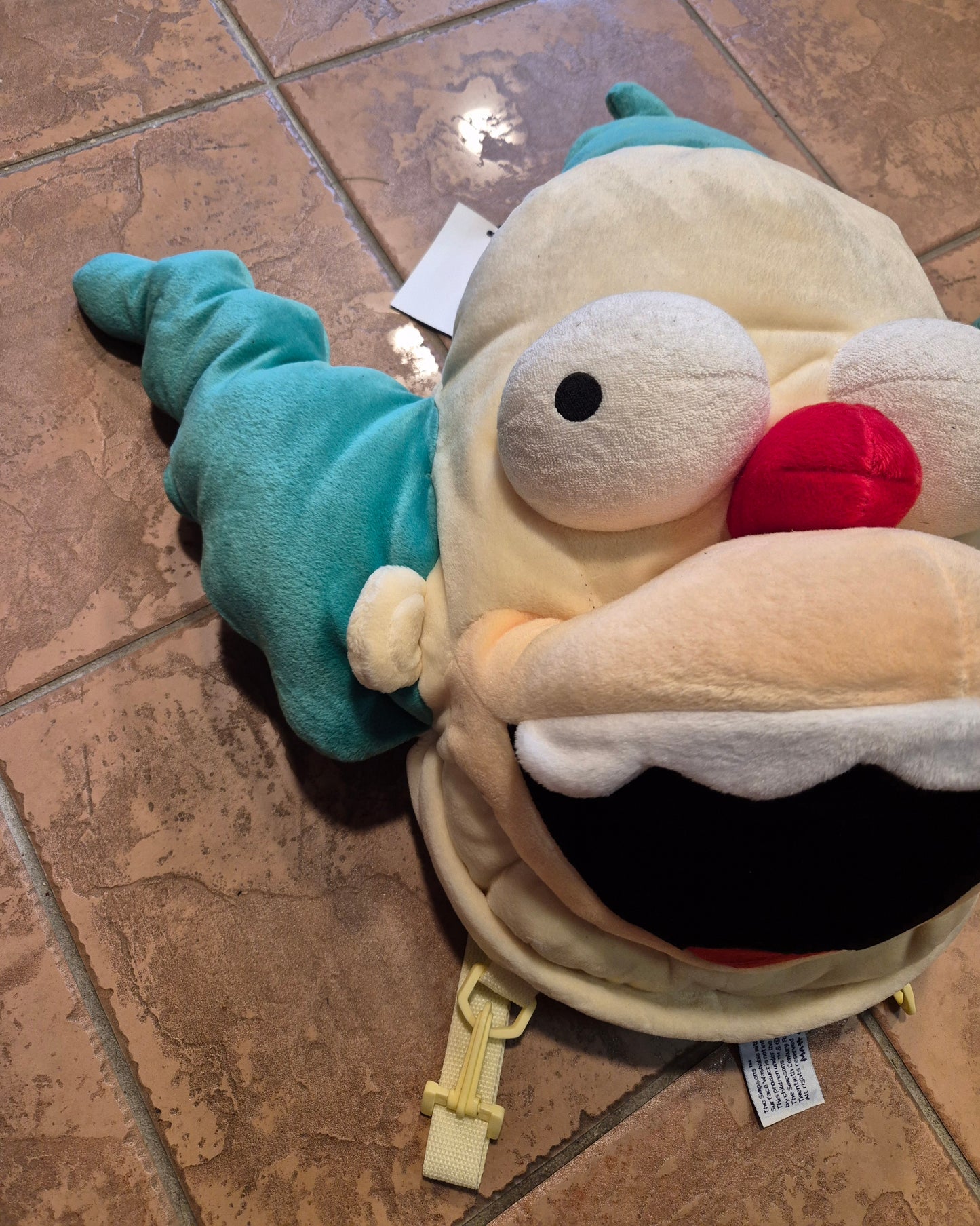 Simpsons - Krusty Clown Rucksack - Vintage 90er Jahre - Bunt