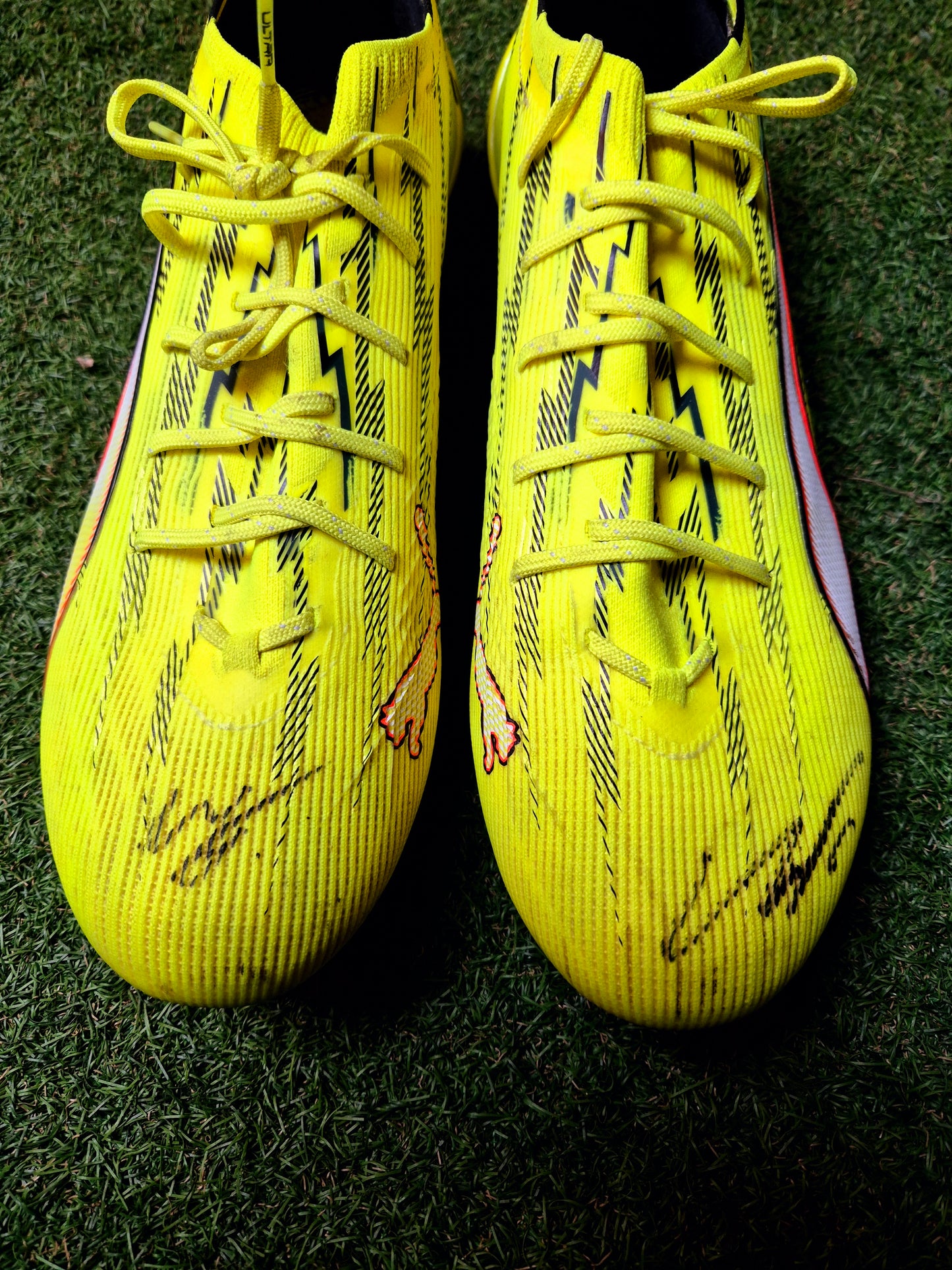 1. FC Union Berlin - Fußballschuhe Puma - Stanley N’Soki - Unterschrift - Matchworn